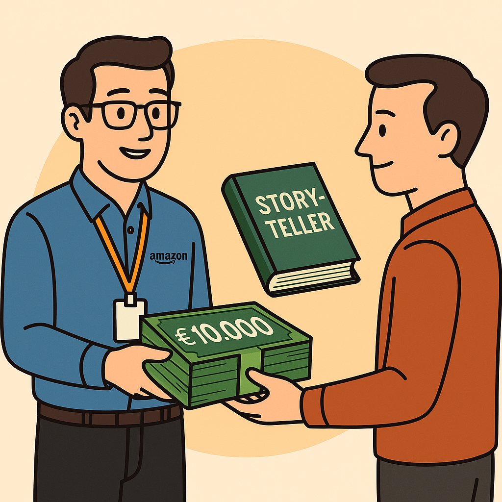 Audiolibro e 10.000 € per i talenti emergenti da Amazon